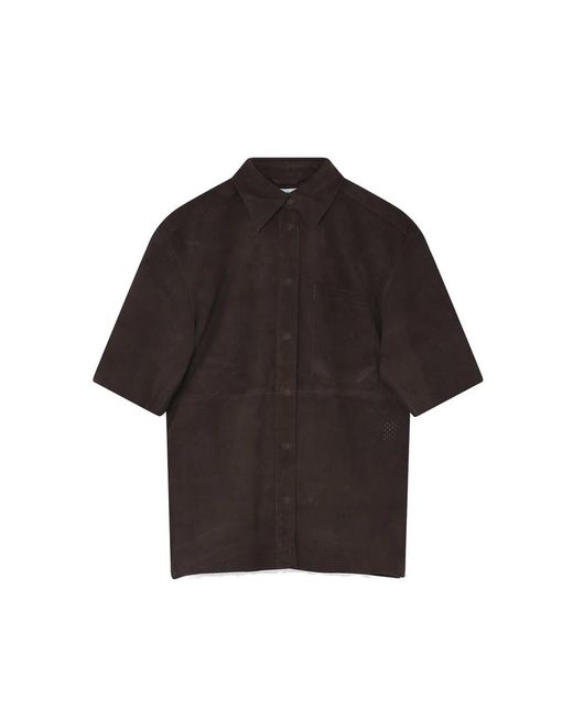 Day Birger et Mikkelsen Black Aladdin Suede Shirt