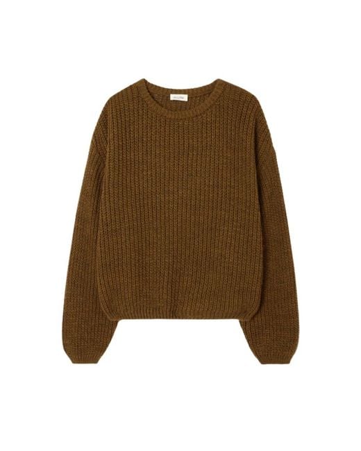 American Vintage Brown Cyrow Knit Jumper