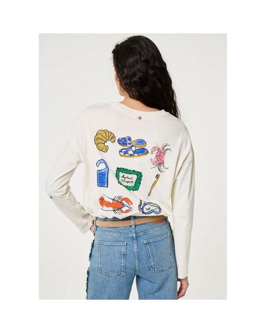 FABIENNE CHAPOT White Phileine Long Sleeve T-Shirt