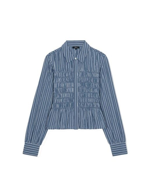 Rails Blue Bradshaw Shirred Blouse