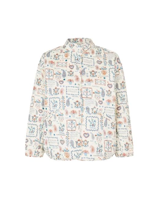 Dea Kudibal White Reiadea Quilted Cotton Jacket