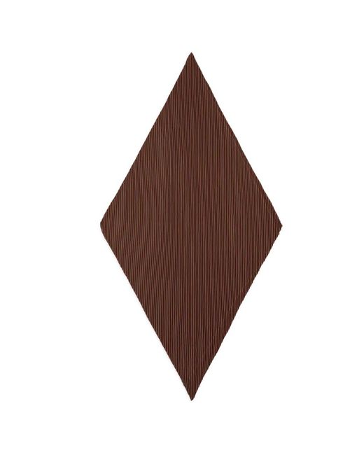 SUI AVA Brown Crepped Scarf