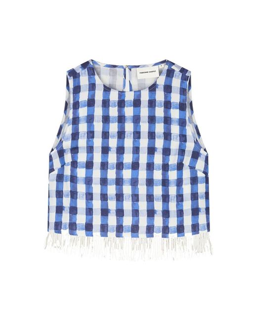 FABIENNE CHAPOT Blue Maxime Top