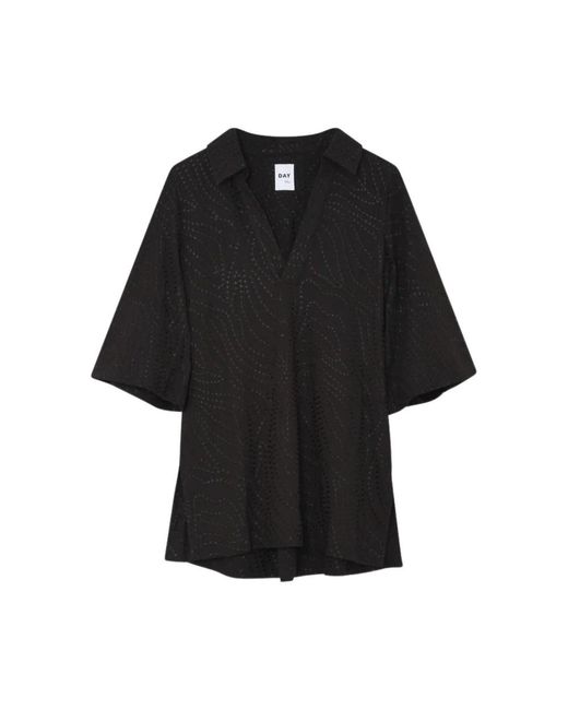 Day Birger et Mikkelsen Black Prima Tunic Top