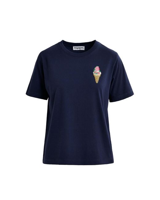 Essentiel Antwerp Blue Hicecream T-Shirt