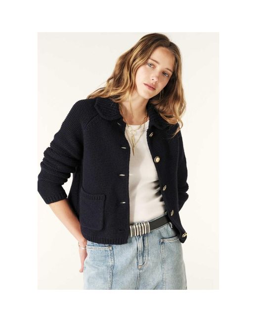 Ba&sh Black Gabriel Cardigan