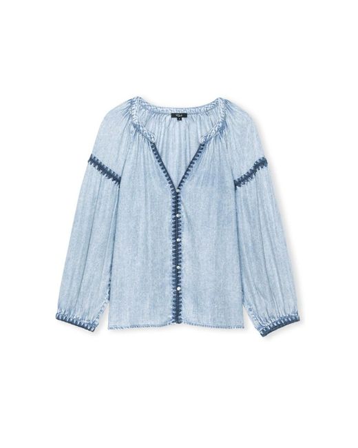 Rails Blue Toshi Blouse