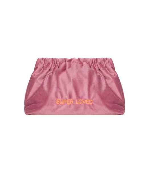 Sorbet Island Red Velvet Clutch