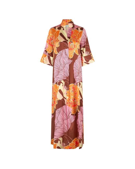 Dea Kudibal Red Helgadea Silk Dress