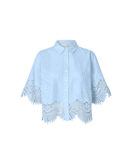 Dea Kudibal Blue Blondiedea Cotton Blouse
