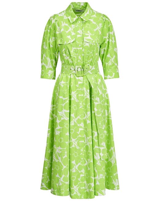 Essentiel Antwerp Darko Cotton Shirt Dress in Orange Lyst