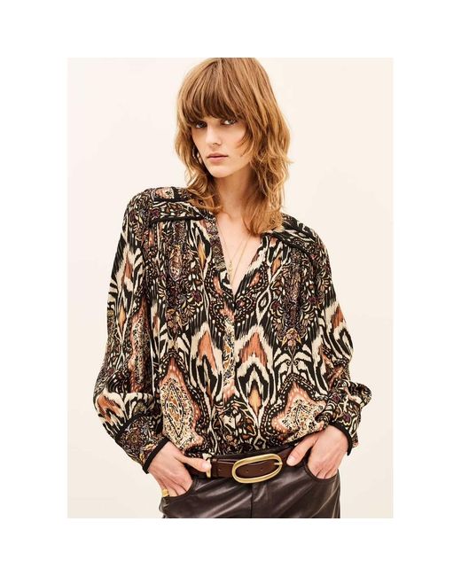 Ba&sh Brown Zolie Blouse