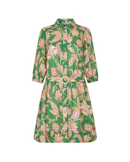 Dea Kudibal Green Marydea Linen Dress