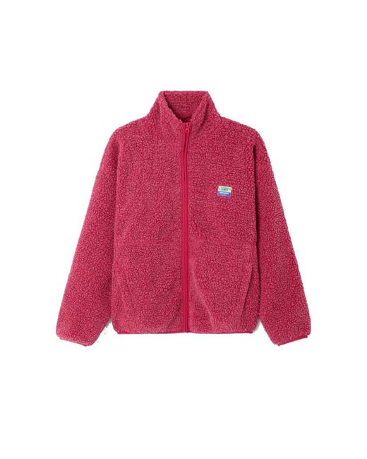 American Vintage Red Hoktown Fleece Jacket