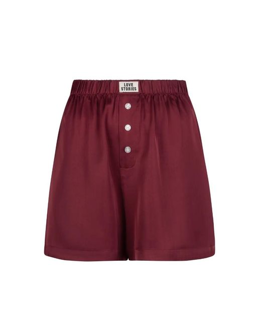 LoveStories Red James Boxershort Style Shorts