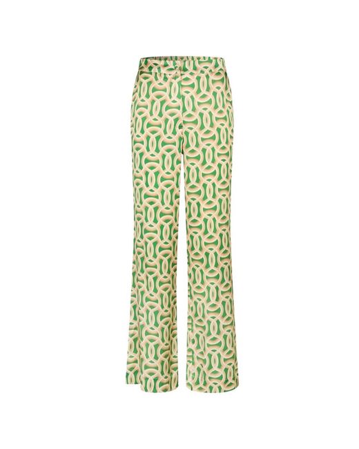 Dea Kudibal Green Evelindea Silk Trousers