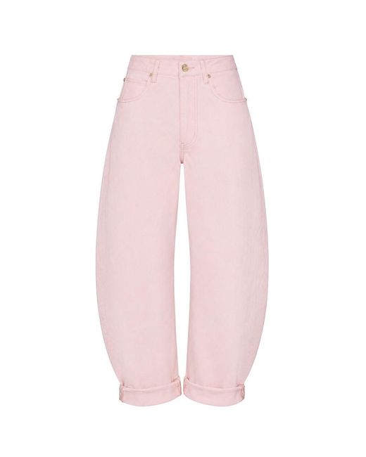 FRAME Pink The Bubble Jeans