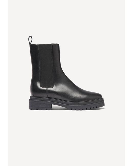 Ba&sh Leather Coda Chelsea Boot in Black - Save 6% | Lyst