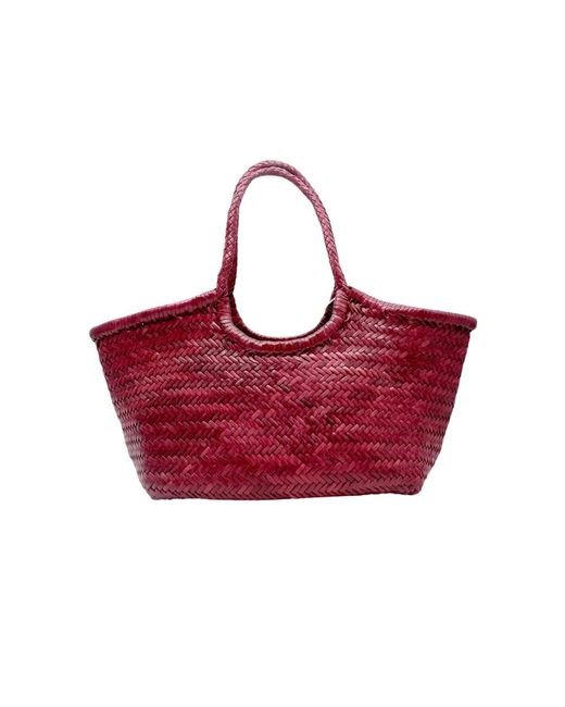 Dragon Diffusion Nantucket Unlined Woven Bag in Red | Lyst UK