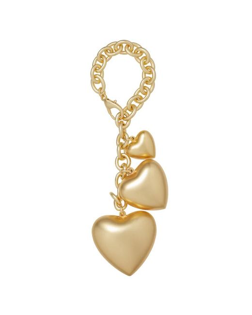 Roxanne Assoulin Metallic Puffy Heart Bag Charm