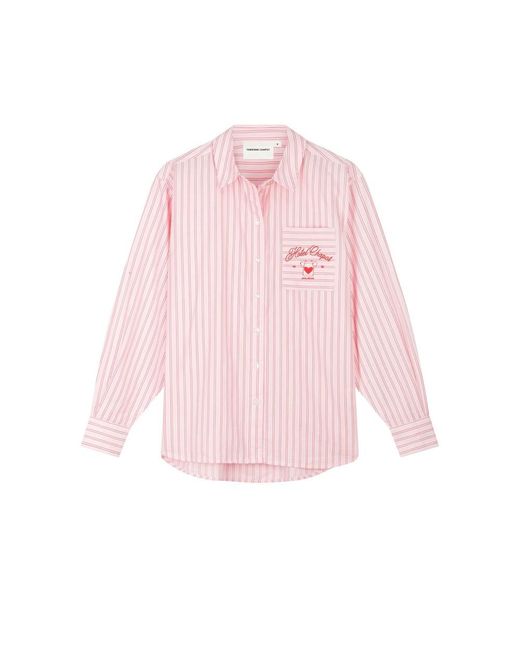 FABIENNE CHAPOT Pink Alex Stp Cotton Shirt