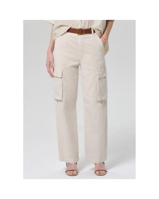 Citizens of Humanity Natural Esme Cargo Trouser