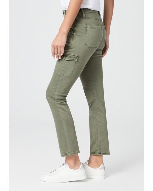 PAIGE Green Jolie Cargo Trouser