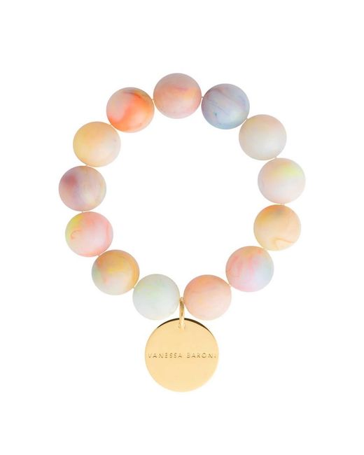 Vanessa Baroni Metallic Beads Flex Bracelet