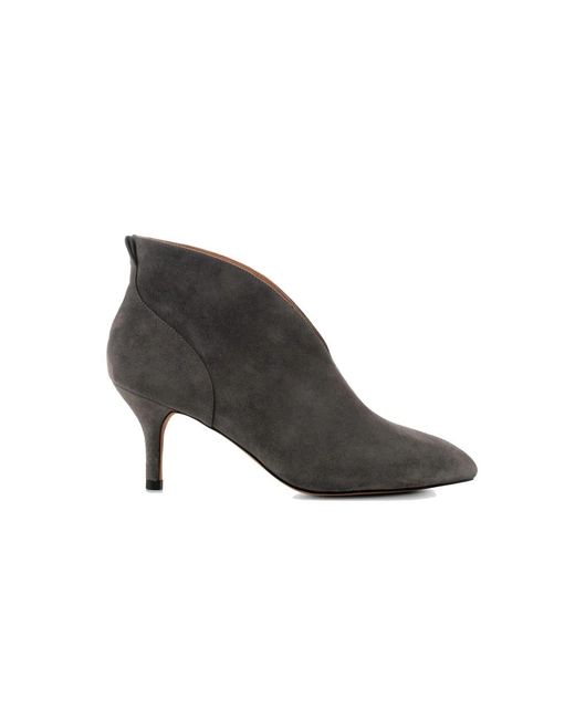 Shoe The Bear Black Valentine Low Cut Suede Heel Shoe Boot