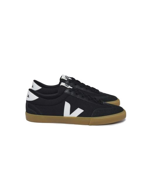 Veja Black Volley Canvas Trainer