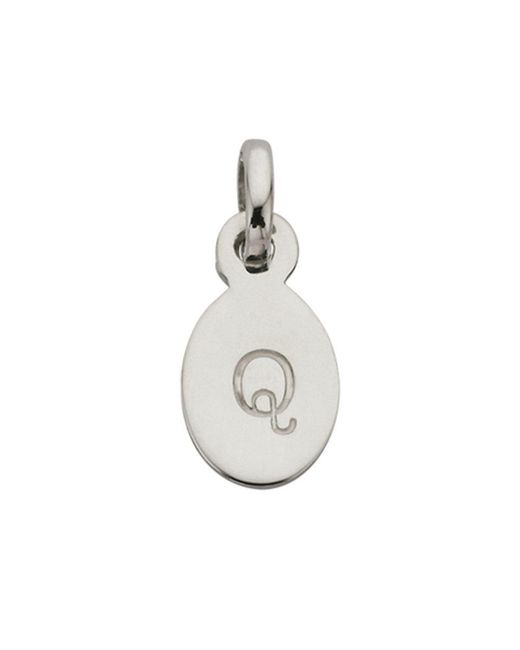 KIRSTIN ASH White Bespoke Alphabet 'Q' Charm