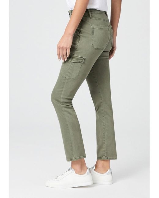 PAIGE Green Jolie Cargo Trouser