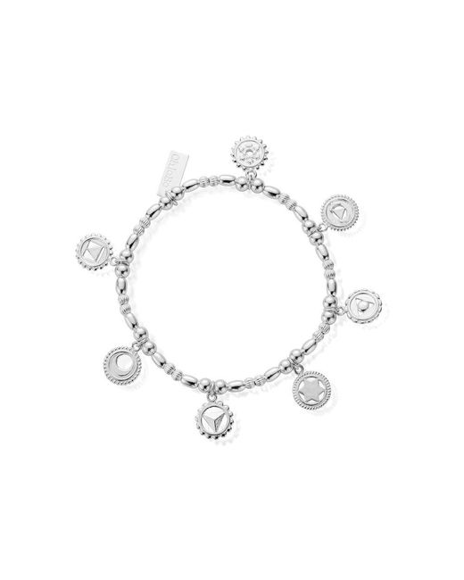 ChloBo Metallic Positive Vibes Bracelet