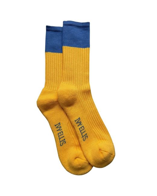 Ivy Ellis Orange Slavic Socks