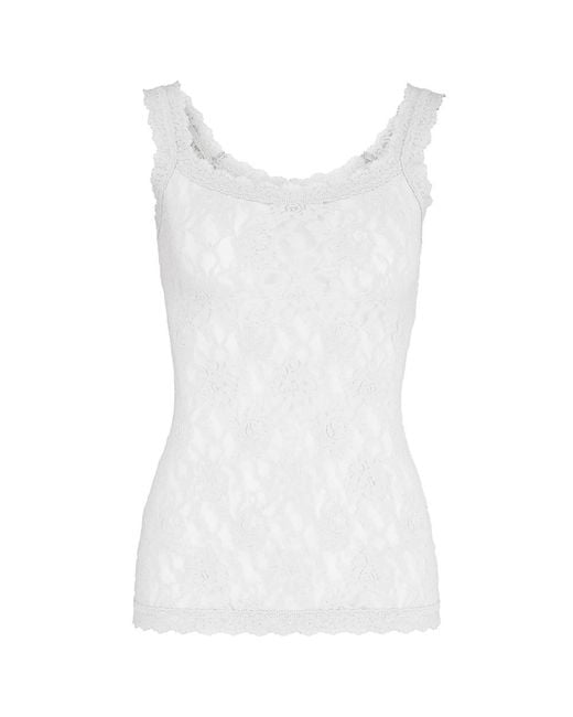 Hanky Panky White Signature Lace Camisole