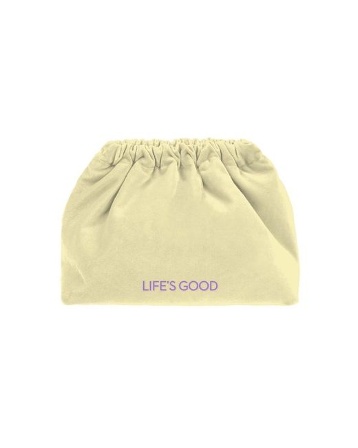 Sorbet Island Natural Life's Good Velvet Clutch Bag