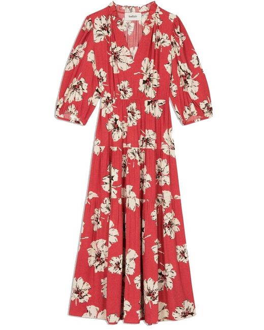 Ba&sh Synthetic Kory Dress in Red - Lyst