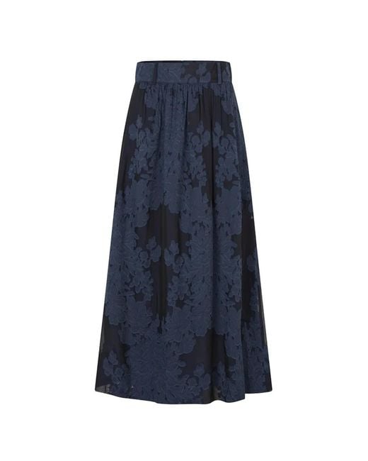 Dea Kudibal Blue Kirdea Devore Skirt