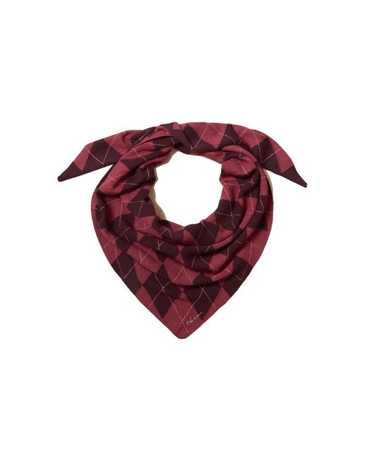TBCo Purple Large Merino Wool Triangle Scarf