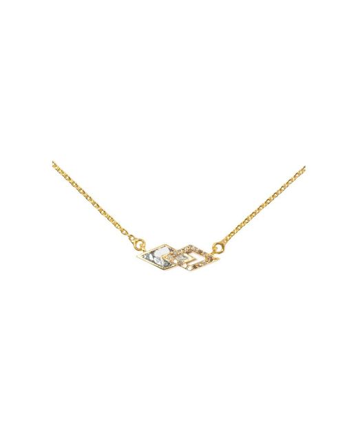 Shana Gulati Metallic Mika Pendant Necklace