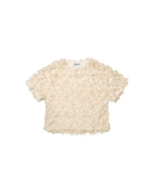 Munthe Natural Valence Sequin Top