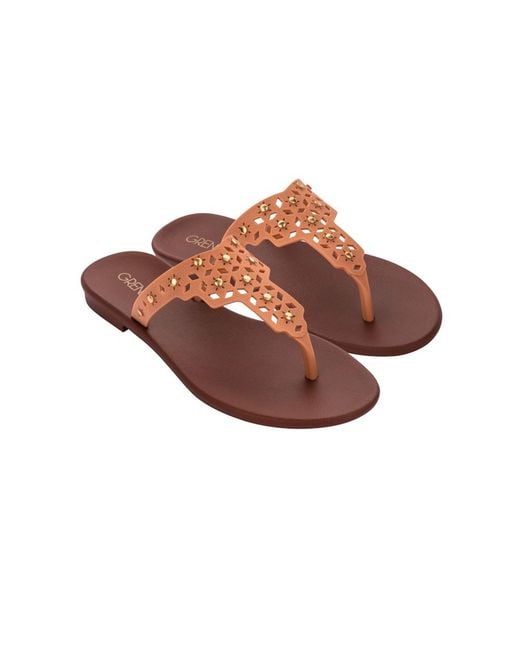 Ipanema Brown Boho Thong Sandals