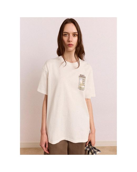 Damson Madder Pink Quiet Company Organic Cotton Tee