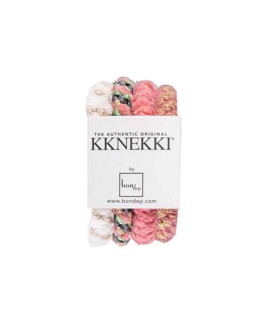 KKNEKKI Pink Hair Bundle 4 Pack