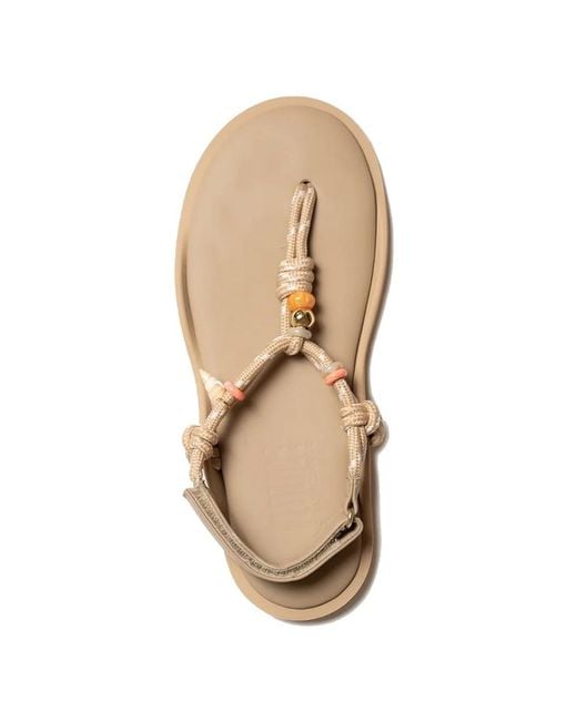FLOWZE Natural Flo Bead Cord Sandals