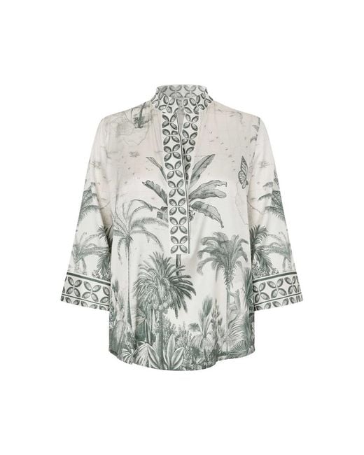 Dea Kudibal Gray Danittadea Silk Blouse