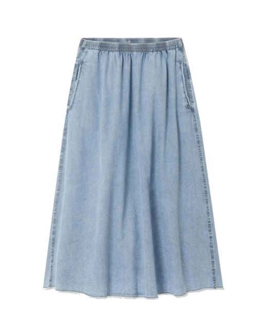 American Vintage Blue Pay Denim Skirt
