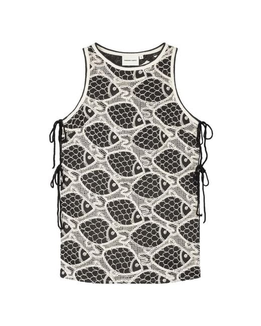 FABIENNE CHAPOT Gray Luca Top