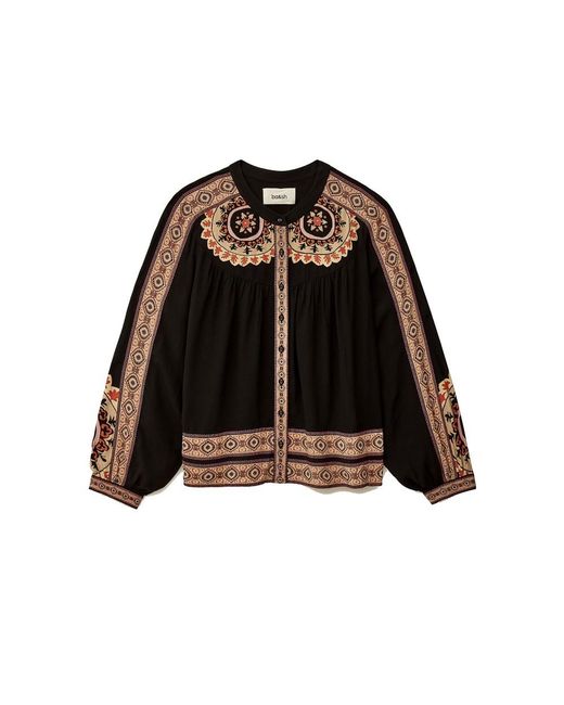 Ba&sh Black Valda Printed Blouse