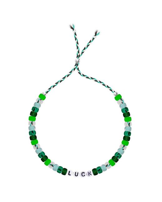 Sorbet Island Green Pony Bead Bracelet